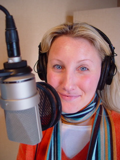 Amy Mathews voice-over recording2