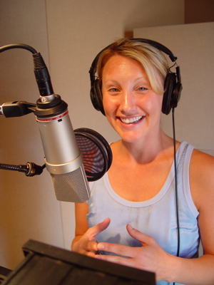 AmyMathewsRecordingAtBabylon